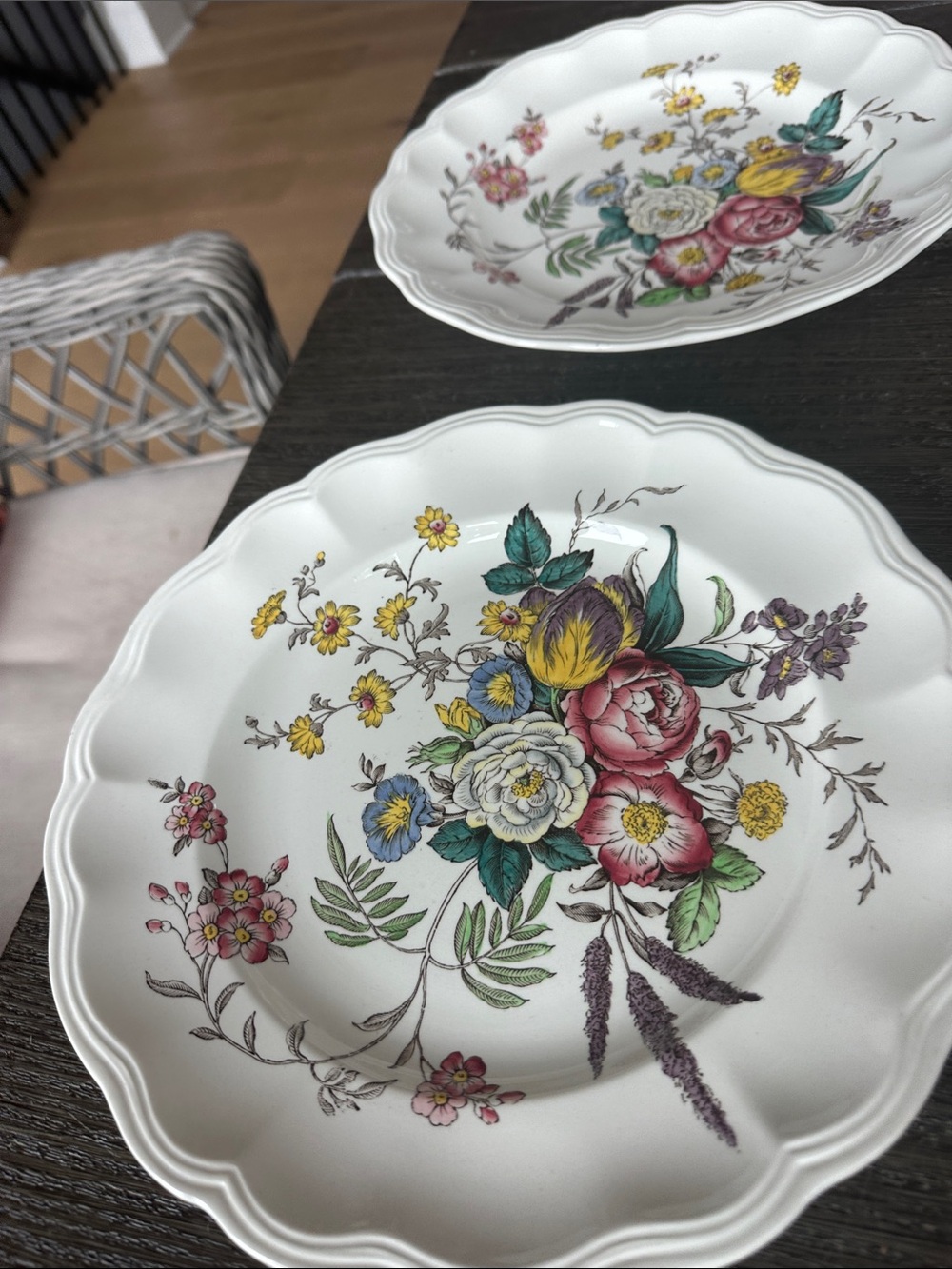 Spode Copeland Great Britain Gainsborough set of 2 dinner plates 10D collectible